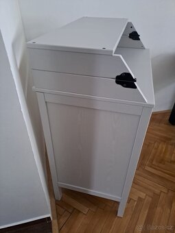 IKEA SUNDVIK Přebalovací stůl/komoda, šedá - 3