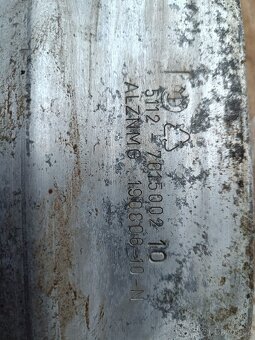 BMW e65, e66 alu výztuha zadního nárazníku - 3