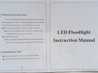 Reflektor LED LIGHT 30W IP65 CE ROHS. - 3