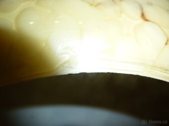 Starožitný lustr - sklo - 3