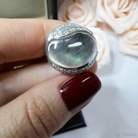 Prsten 925 přírodní perleť - 3