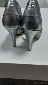 Dámské kožené, boty,lodičky - 3