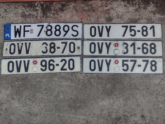 SPZ OKRESNÍ, DOBOVÉ - 3