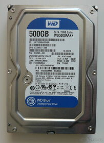 WD Blue 500GB 3.5" SATAIII WD5000AAKX - 3