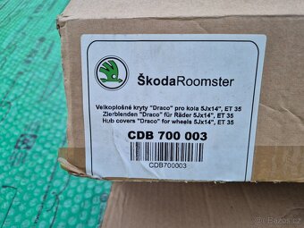 14" kryty kol (poklice) DRACO Škoda Roomster, Fabia II (5J) - 3