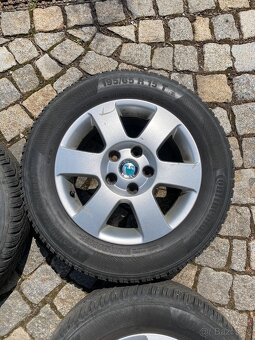 Originální alu kola Škoda 5x112 195/65 R15 - 3