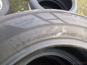 4x letní pneu hankook 225/60 r17 (7-7,5 mm) - 3