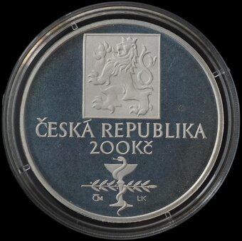 Mince 200 Kč 2003 Josef Thomayer Proof ČNB - 3