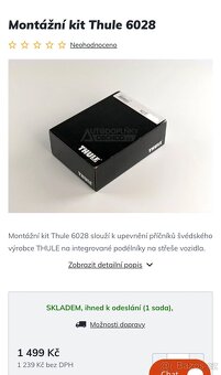 Montážní kit Thule 6028 (Volvo XC60 II 2017- / XC90 II 2015- - 3