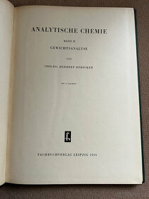 Analytische chemie - Band I., Band II. (1959) - 3