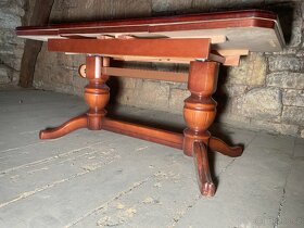 Krásný konferenční stolek antik - 3