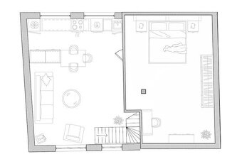 Prodej bytu 3+KK loft 78,6 m², parkovací stání, Švábenice - 3