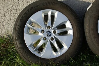 hezka original alu kol Skoda R16 s pneu take Seat VW Audi - 3