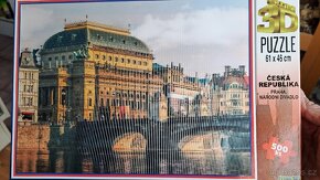 3D PUZZLE PRAHA NÁRODNÍ DIVADLO - 3