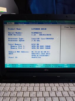 Fujitsu LIFEBOOK A530 – i3 / 8 GB RAM / 500 GB HDD – funkční - 3