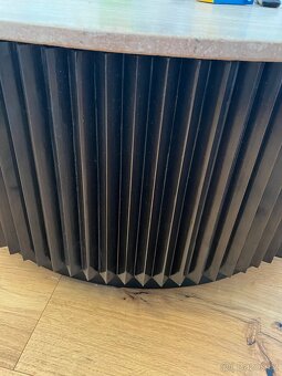NOVÝ konferenční kamenný stolek, 90 cm - 3