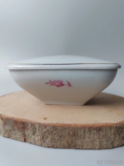 Starožitná porcelánová dóza šperkovnice Jlmenau (1930-1949) - 3