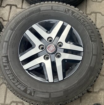 Alu 6x16 5x130 ET68 pneu letní 225/75/16C - 3