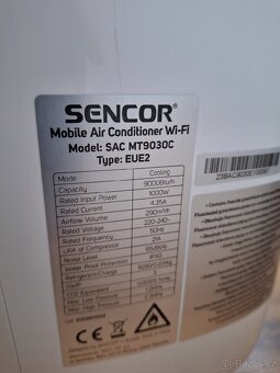 Mobilní klimatizace Sencor MT9020C záruka 2 roky - 3