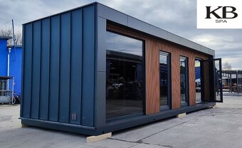 Zahradní sauna / kontejnerová sauna / venkovní sauna 8,0x3,0 - 3