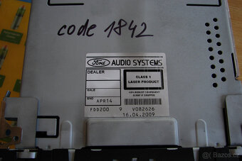 Rádio Ford 6000 CD + KÓD - 3