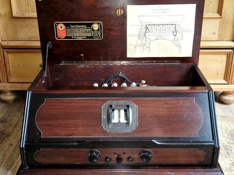 Velké starožitné rádio RCA, Super-Heterodyne, rok 1925 - 3