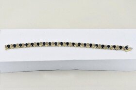 14k náramek se safíry a diamanty 18,91ct - certifikát AIG - 3