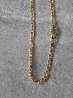 Pánský řetízek au375 9karatu - 3