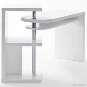 Bílý psací stůl Tape - 3