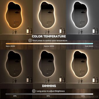 Koupelnové zrcadlo luxus - 3