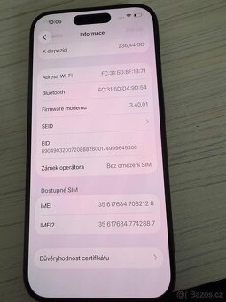 Prodám iPhone 15 pro - 3