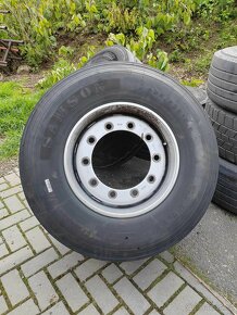 Návěsové pneu + disk 435/50 R19,5 - 3