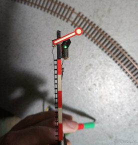 PIKO vláčky,modelová železnice H0 16,5mm Semafory 2ks - 3