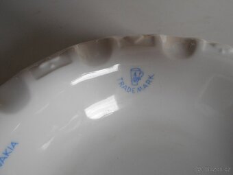 Starý, porcelánový popelník - 3