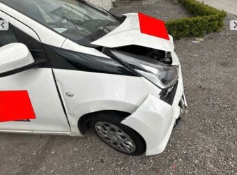 Predám havarovanú Toyota Aygo 999cm 53 kW tok 7/2020. - 3