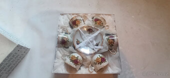 Starorolský porcelán.Nová nepoužitá sada hrníčků na kávu neb - 3