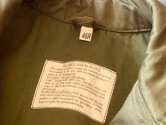 Armádní bunda US Army (Jacket Field M-43) 46R - 3