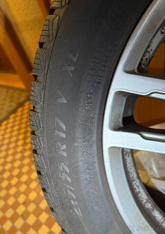 Prodám sadu 4 zimních pneumatik Matador 215/55 R17 XL vč ALU - 3