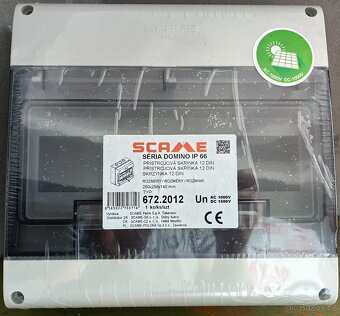 Rozvodnice nástěnná SCAME DOMINO M250 IP66 12M - 3