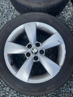 Alu sada škoda 15” 5x100, 185/60 r15 - 3