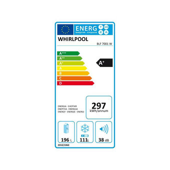 Lednice Whirpool A+ - 3