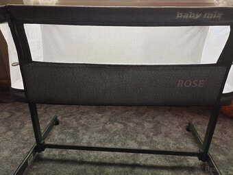 Přístavná postýlka Rose Baby šedá - 3