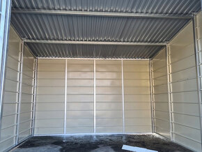 Plechová garáž, sklad, zahradní kůlna 3x3 m - 3