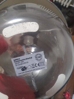 2ks skleněná lampa se stínidlem - 3