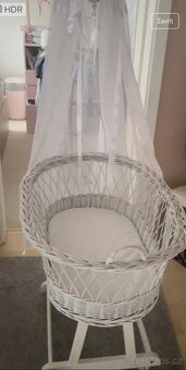 Proutěná postýlka - košík na spaní - 3
