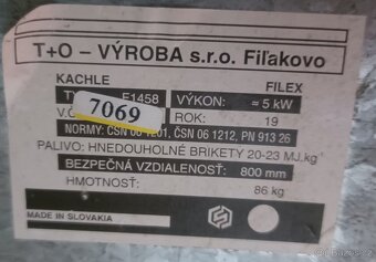 Kamna Kachle Filex 5kw - 3