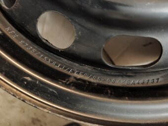 Prodám plechové disky 5x114,3 R 15 - 3
