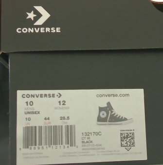 Converse Leather Black 44 - 3