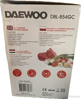 MULTIFUNKČNÍ MIXÉR 3 V 1 DAEWOO DBL-854GC - 3