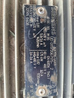 Elektromotor 1,75kW - 3